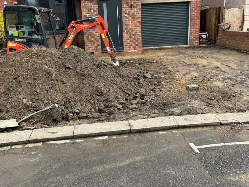 WW Contracts work on removing old drive from residential home