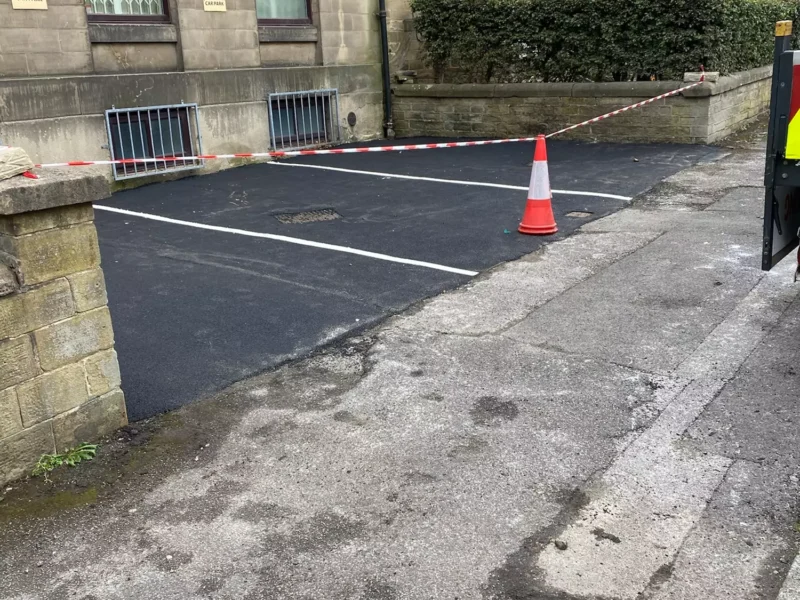 3 Carparking spaces in front of an office building